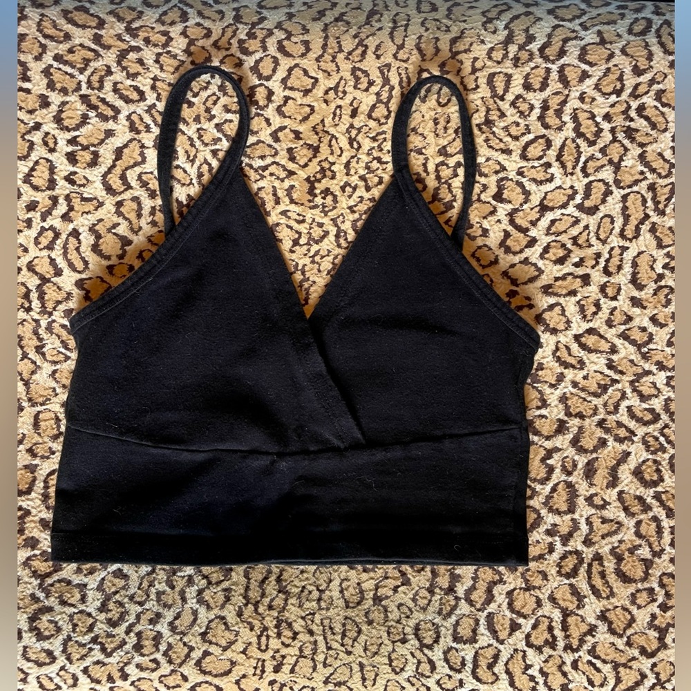 Black crop top